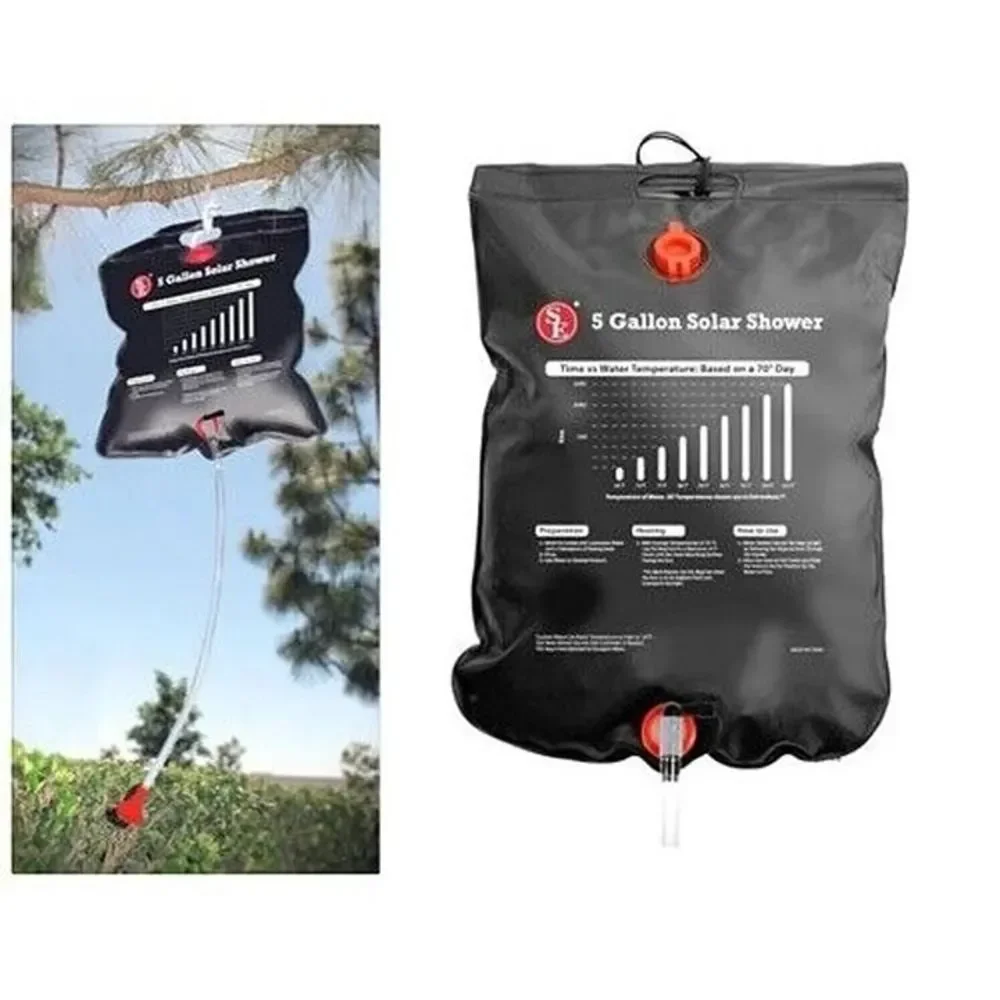 5 gal. Texport jumbo solar camp shower emergency camping portable survival gear